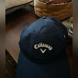 Callaway Dark Blue Golf Cap with Embroidered Golfer - Society of Seniors
